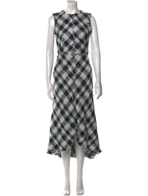 Alexander McQueen Tweed Long Dress