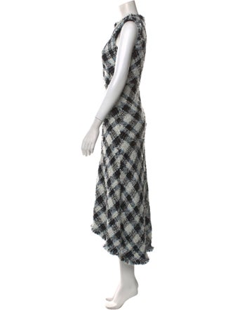 Alexander McQueen Tweed Long Dress
