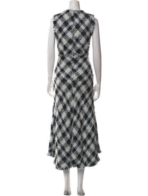 Alexander McQueen Tweed Long Dress