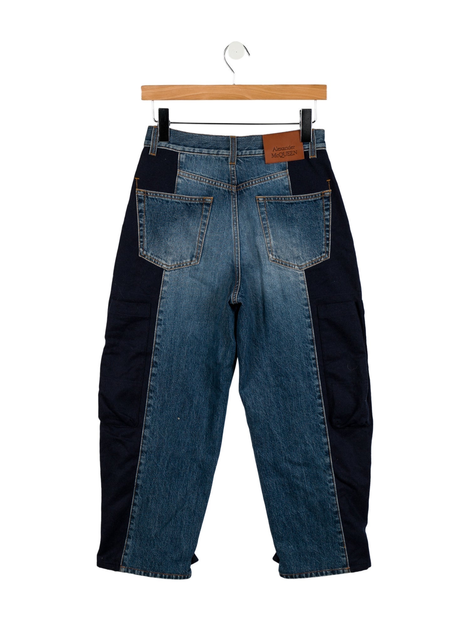Alexander McQueen High-Rise Straight Leg Jeans