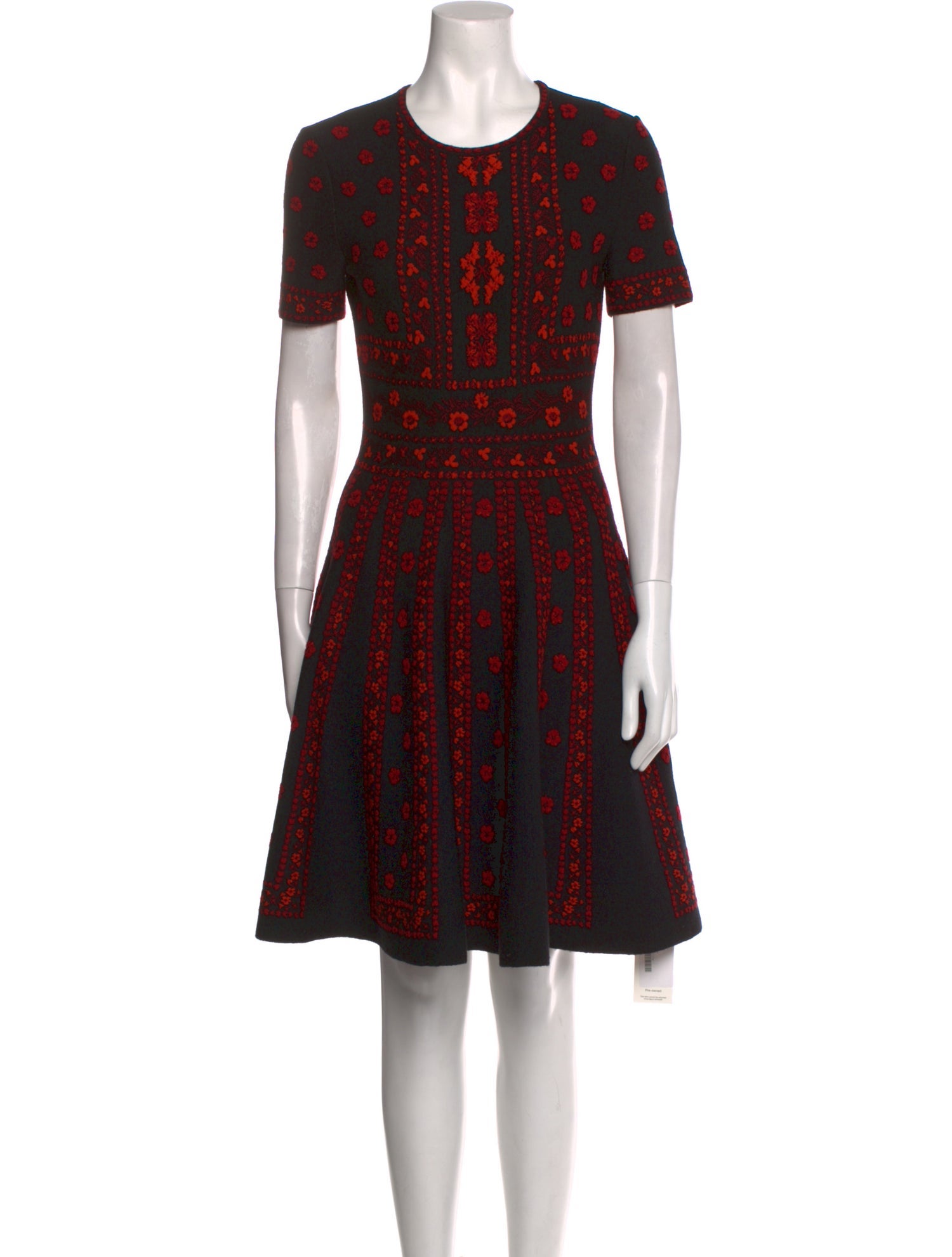 Alexander McQueen Wool Knee-Length Dress