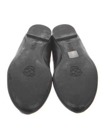 Alexander McQueen Leather Sequin Embellishments Ballet Flats