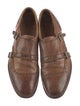 Alexander McQueen Leather Lasercut Accents Monk Straps