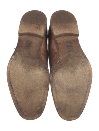 Alexander McQueen Leather Lasercut Accents Monk Straps