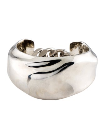 Alexander McQueen Molten Chain Cuff Bracelet