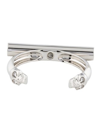 Alexander McQueen Cross Bar Cuff Bracelet
