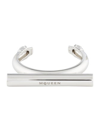 Alexander McQueen Cross Bar Cuff Bracelet