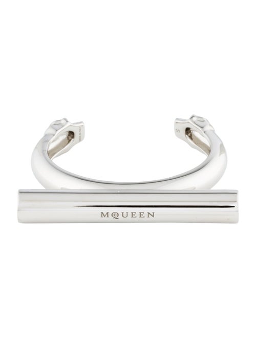 Alexander McQueen Cross Bar Cuff Bracelet