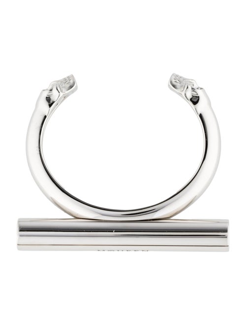 Alexander McQueen Cross Bar Cuff Bracelet