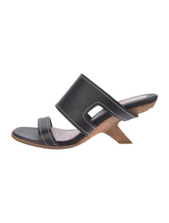 Alexander McQueen Leather Slides