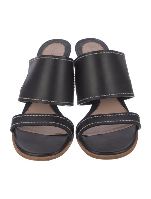 Alexander McQueen Leather Slides