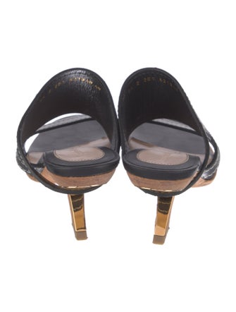 Alexander McQueen Leather Slides