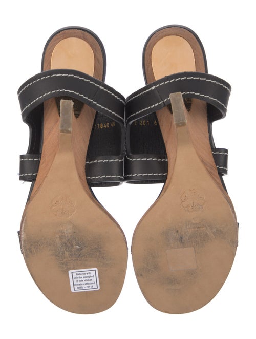 Alexander McQueen Leather Slides