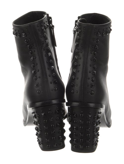 Alexander McQueen Leather Studded Accents Boots