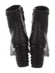 Alexander McQueen Leather Studded Accents Boots