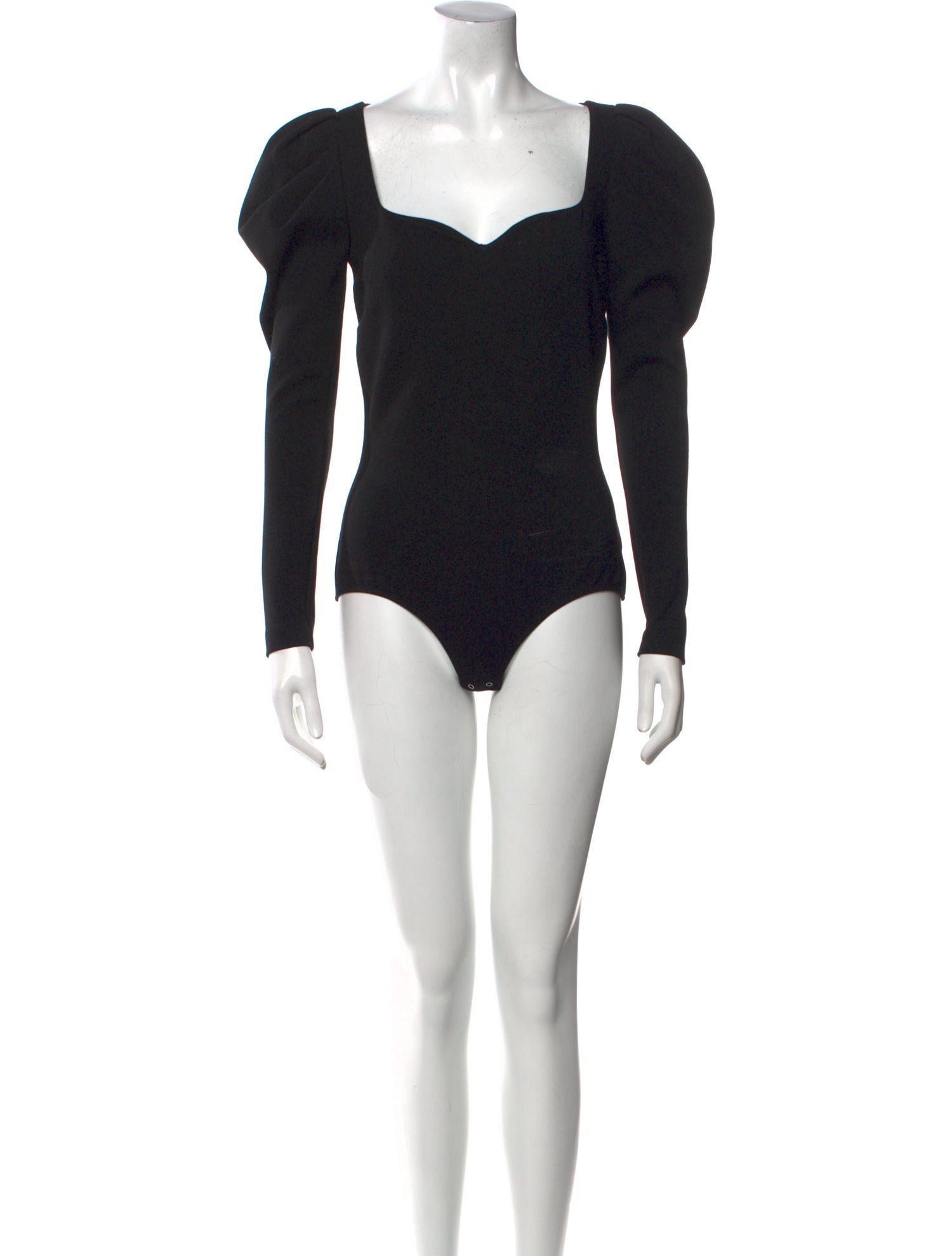 Alexander McQueen 2021 Square Neckline Bodysuit