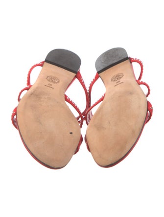 Alexander McQueen Leather Slides