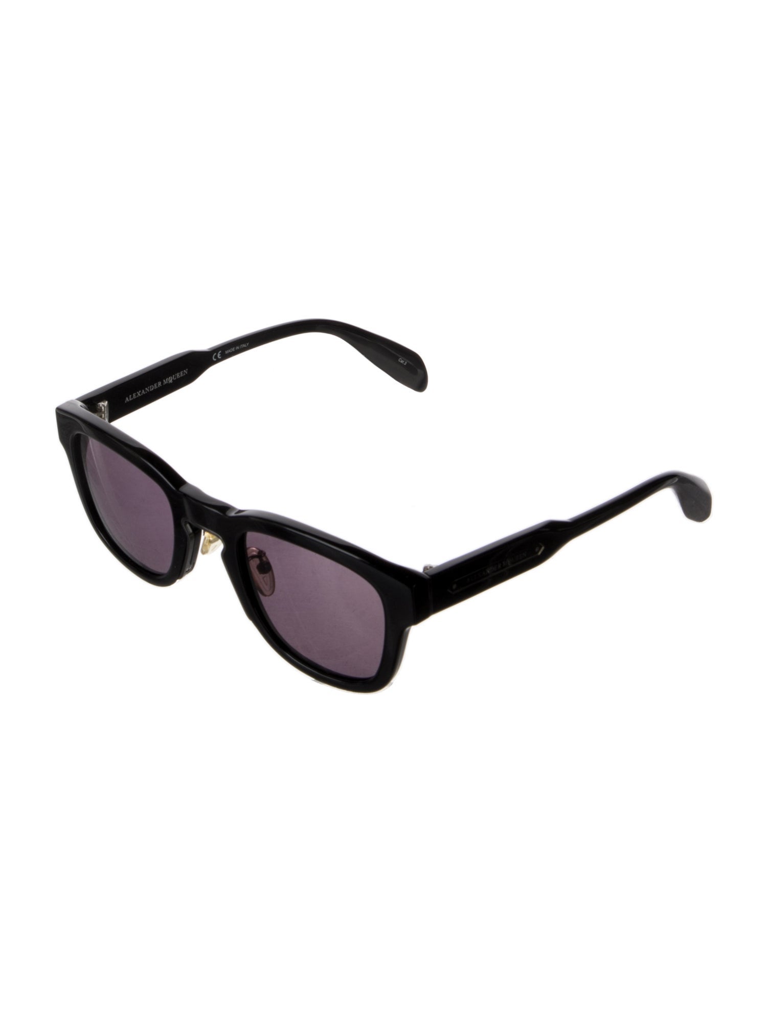 Alexander McQueen Wayfarer Tinted Sunglasses