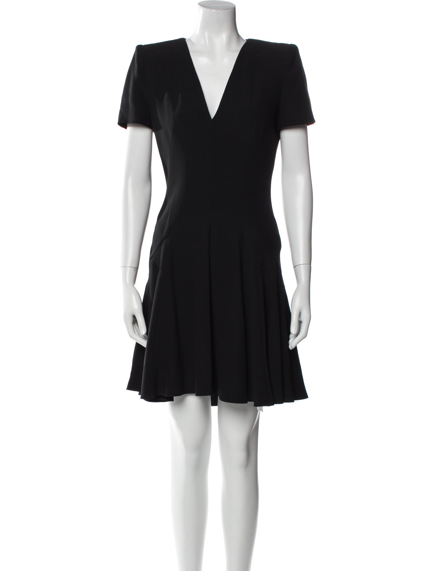 Alexander McQueen V-Neck Mini Dress