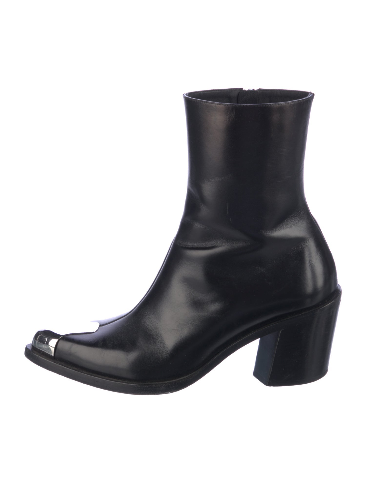 Alexander McQueen Leather Sock Boots