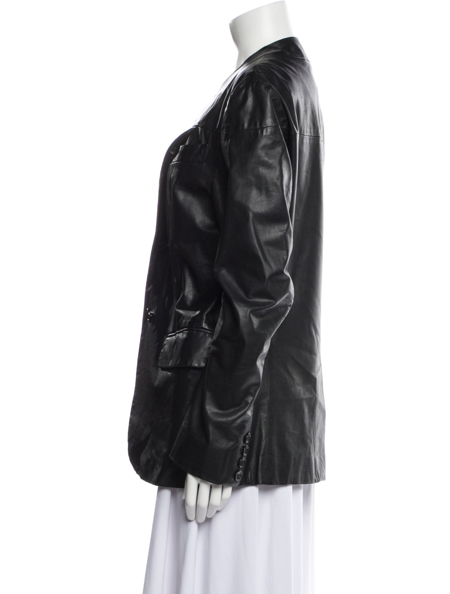 Alexander McQueen Leather Blazer
