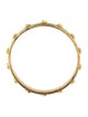 Alexander McQueen Enamel 3D Skull Bangle