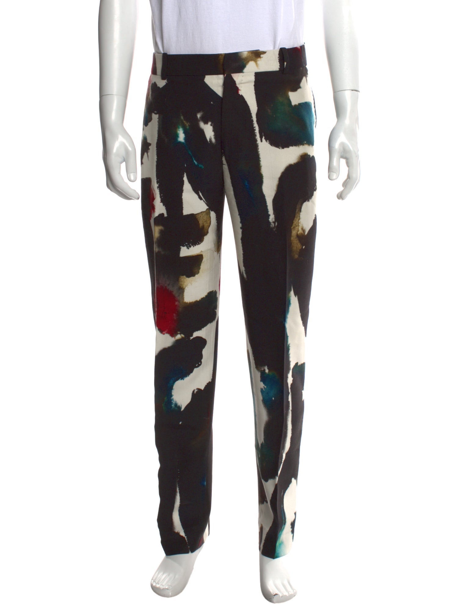 Alexander McQueen Graphic Print Pants