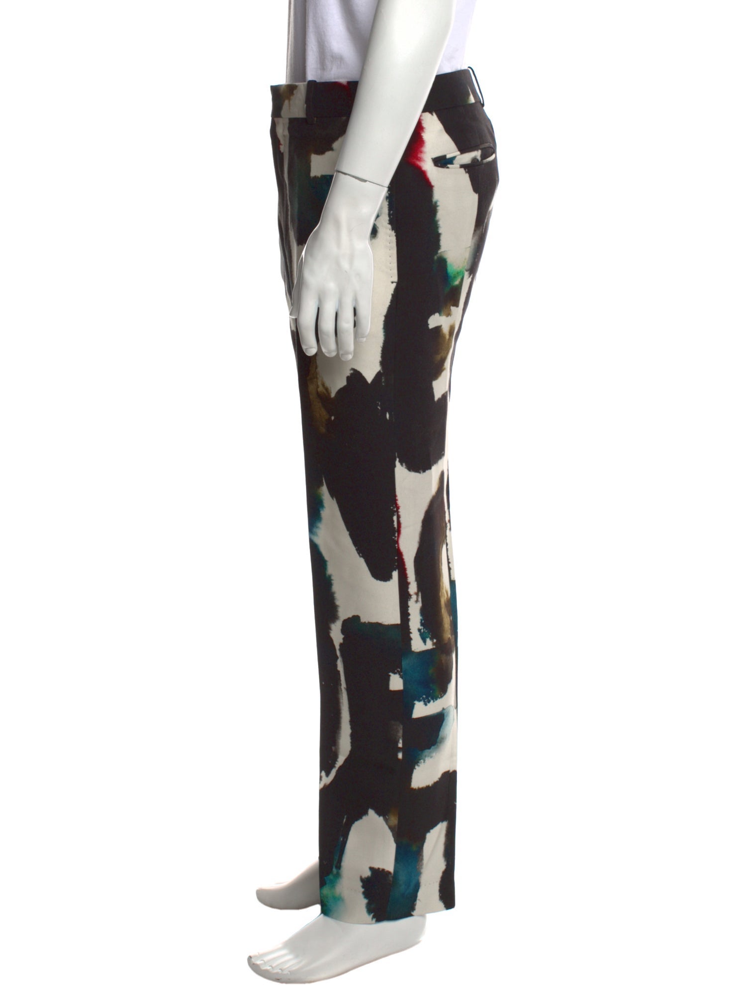 Alexander McQueen Graphic Print Pants
