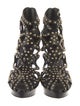 Alexander McQueen Leather Studded Accents Gladiator Sandals