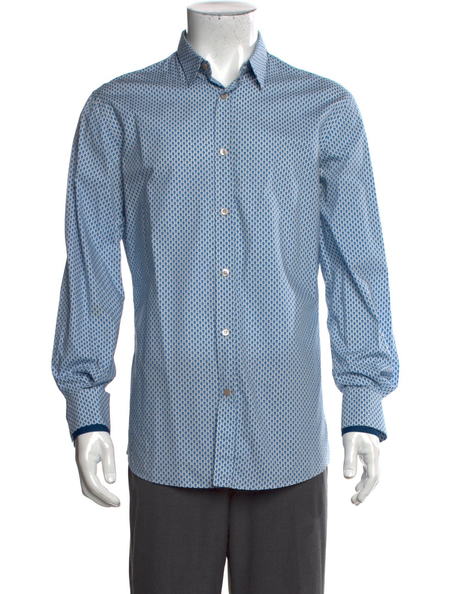 Alexander McQueen Skull Printed Dress Shirt