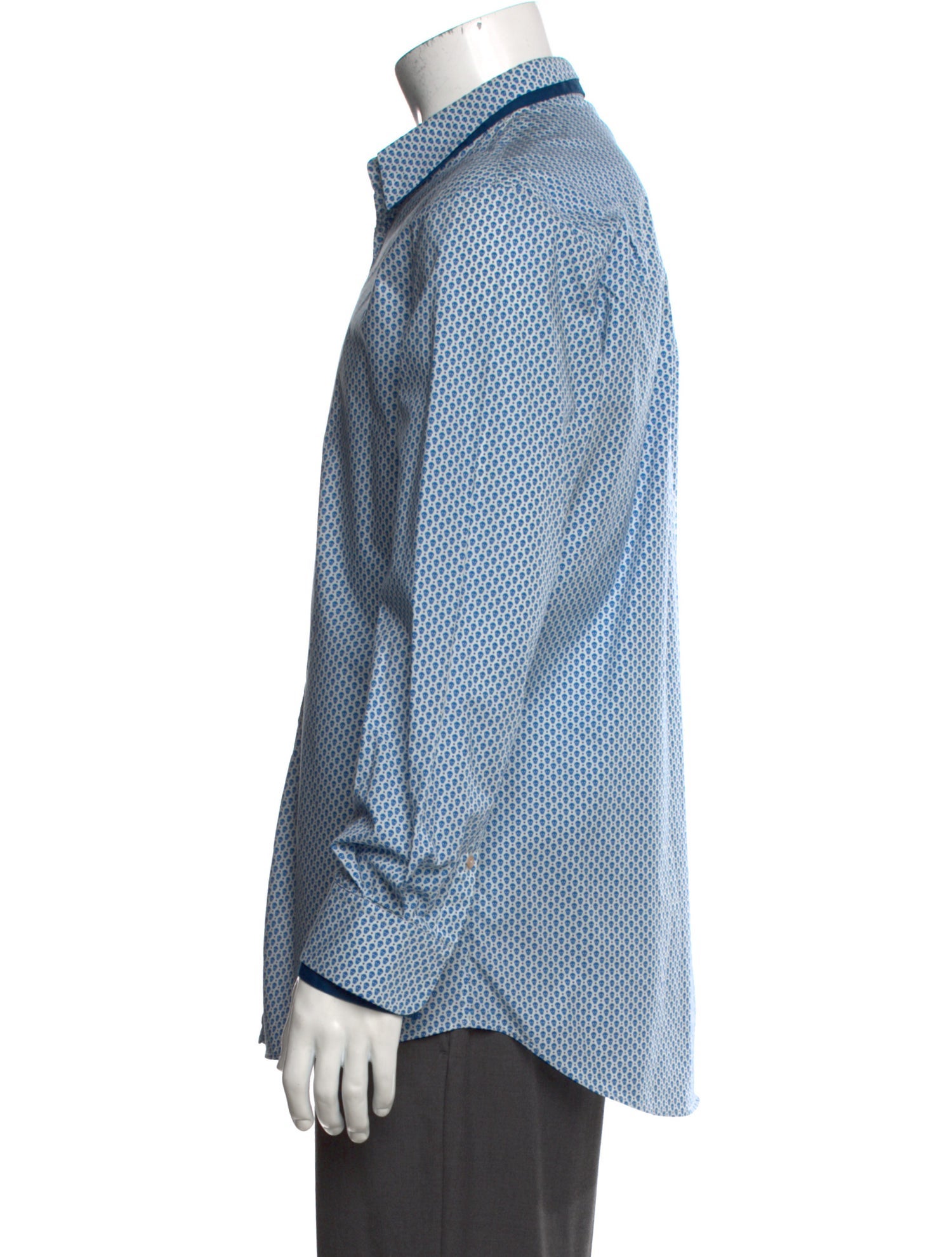 Alexander McQueen Skull Printed Dress Shirt