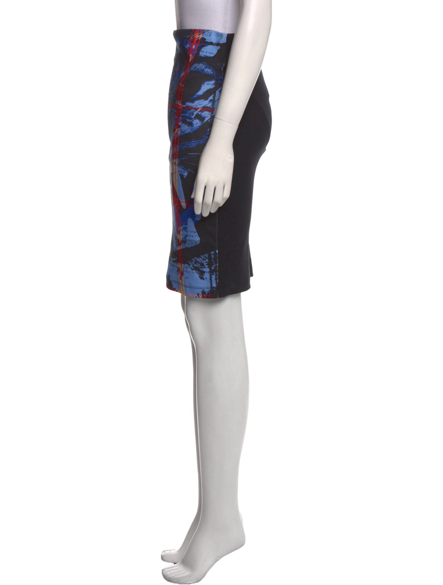 McQ Alexander McQueen Graphic Print Knee-Length Skirt