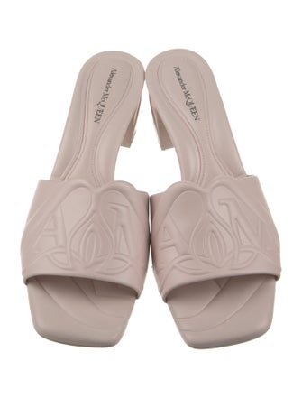 Alexander McQueen Leather Slides