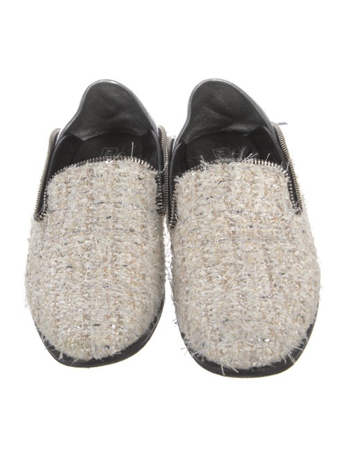 Alexander McQueen Tweed Loafers