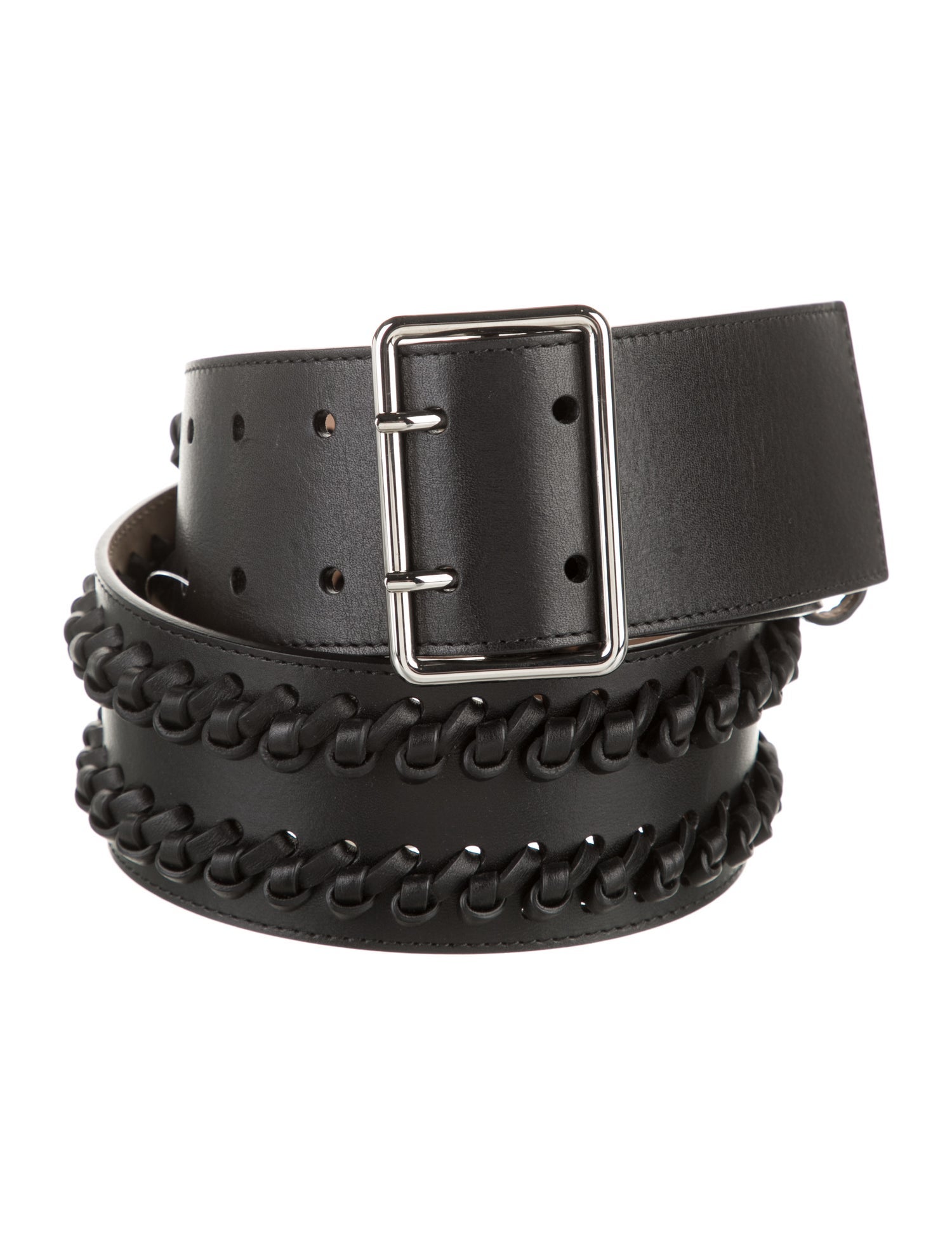 Alexander McQueen Wide Leather Belt