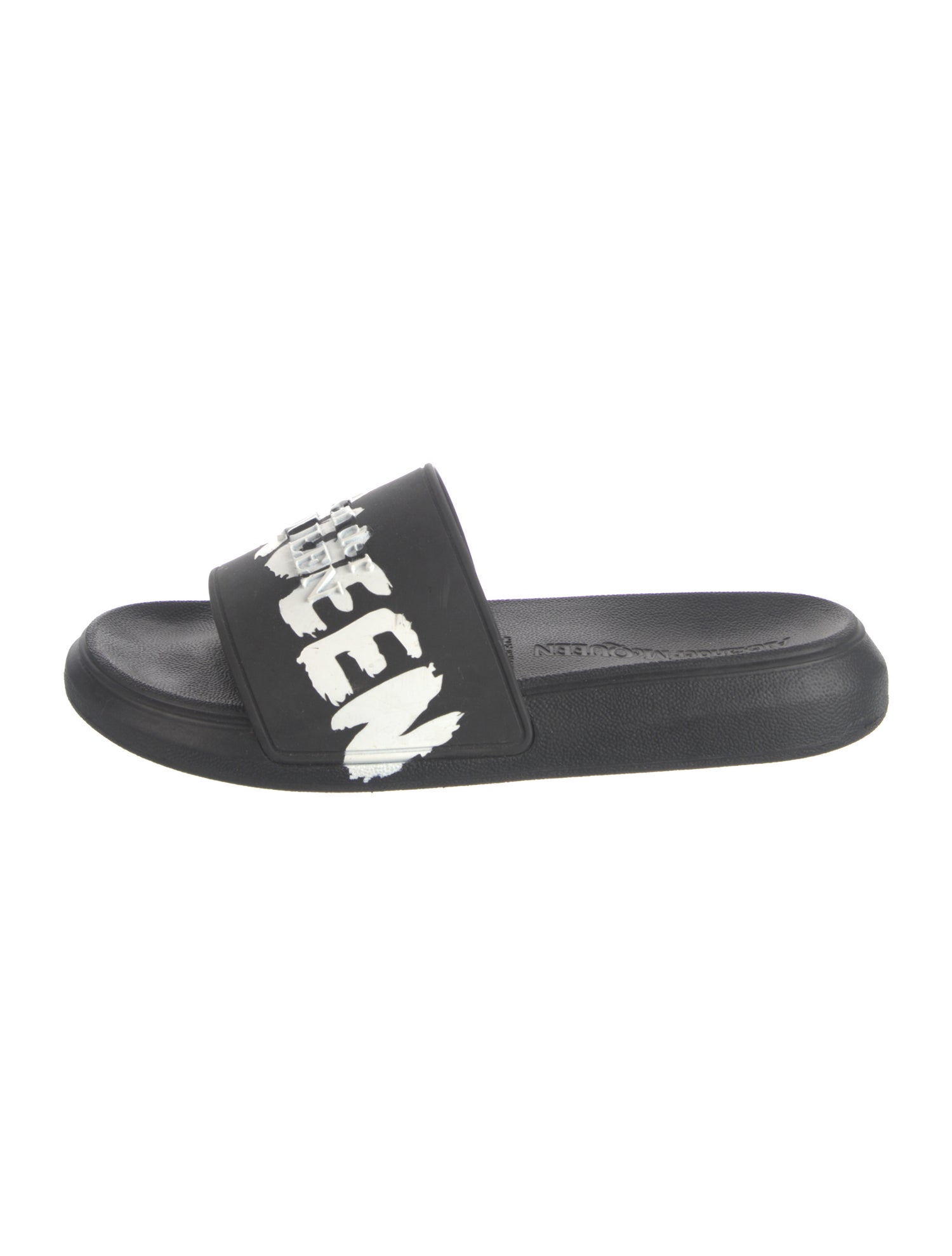 Alexander McQueen Rubber Printed Slides