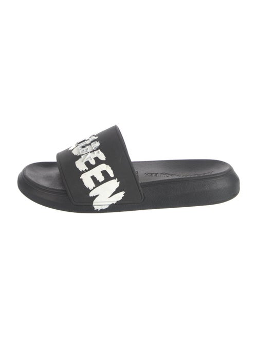 Alexander McQueen Rubber Printed Slides