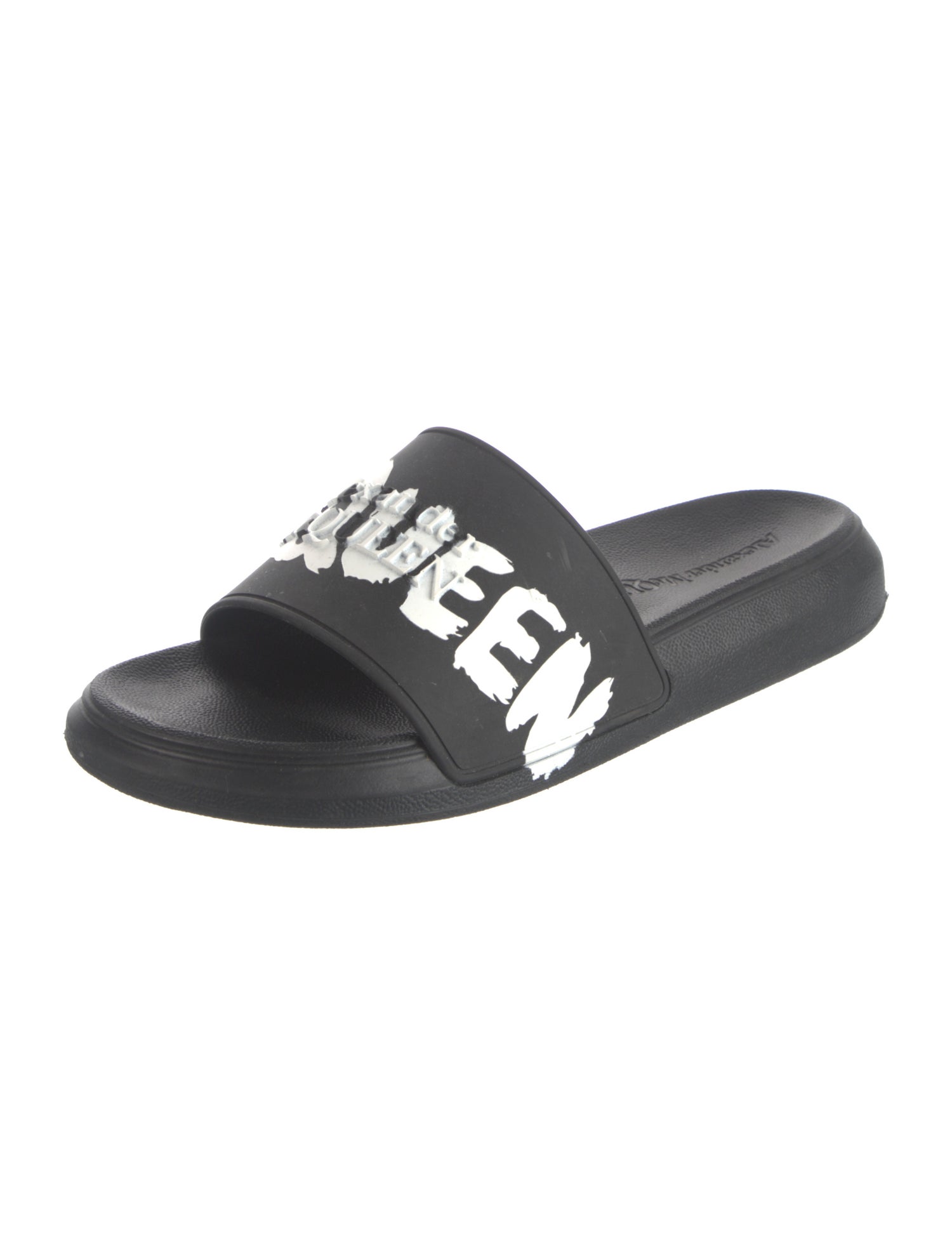 Alexander McQueen Rubber Printed Slides