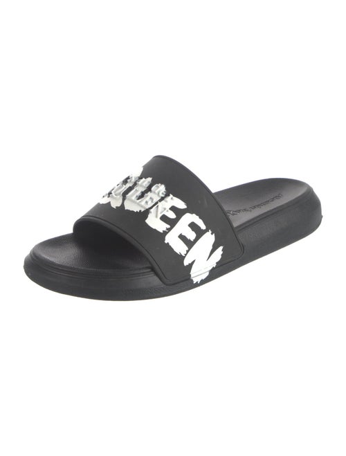 Alexander McQueen Rubber Printed Slides