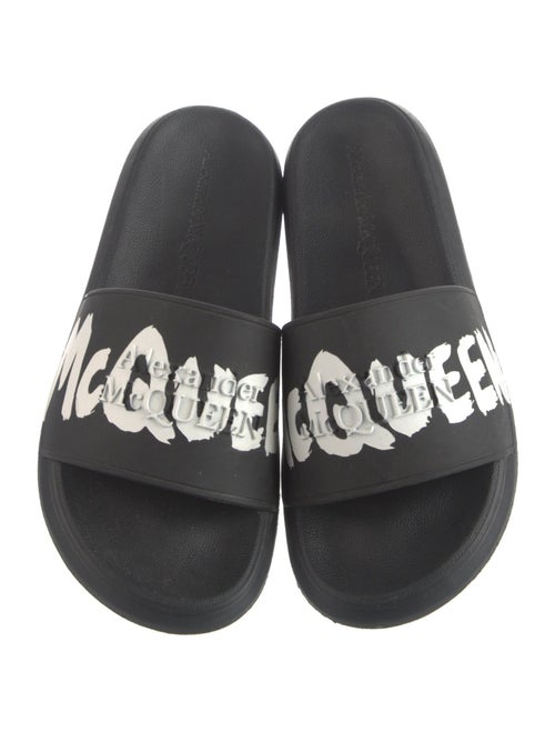 Alexander McQueen Rubber Printed Slides