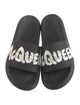 Alexander McQueen Rubber Printed Slides