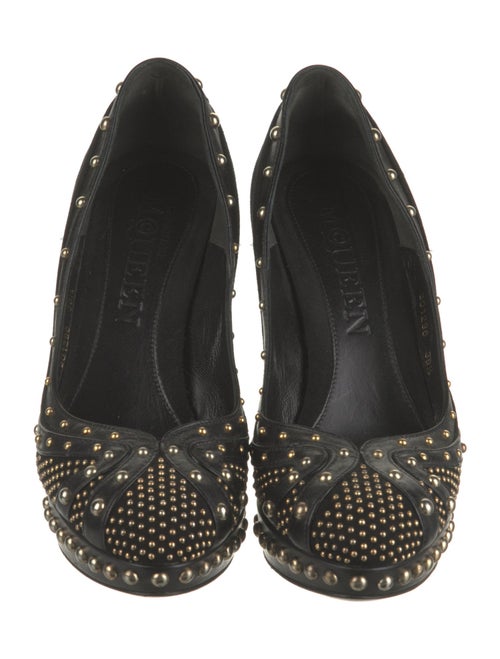 Alexander McQueen Suede Studded Accents Pumps