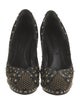 Alexander McQueen Suede Studded Accents Pumps