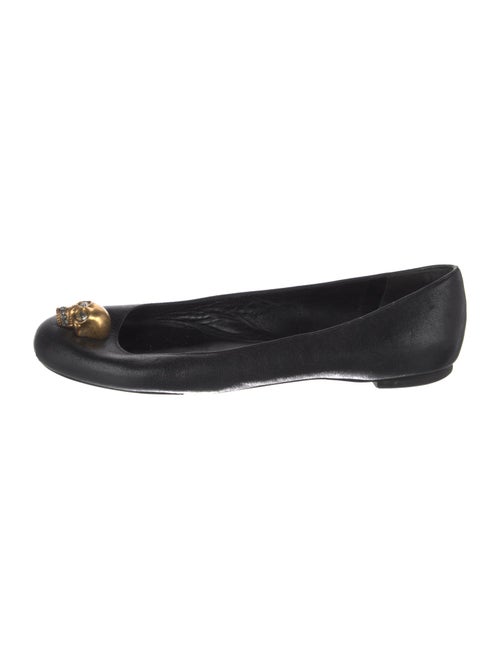 Alexander McQueen Skull Leather Flats