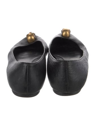 Alexander McQueen Skull Leather Flats