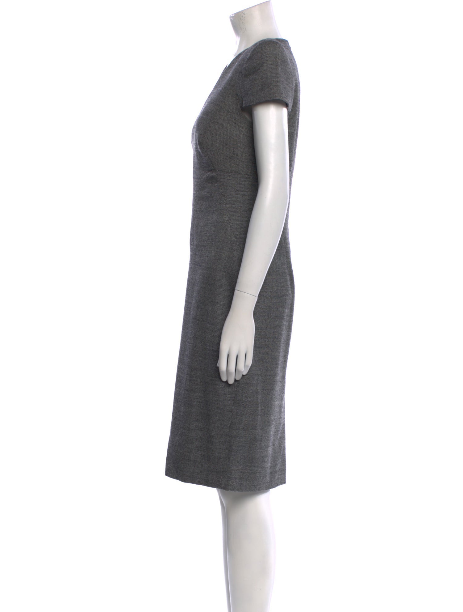 Alexander McQueen Wool Knee-Length Dress