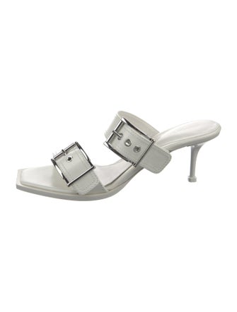 Alexander McQueen Leather Slides