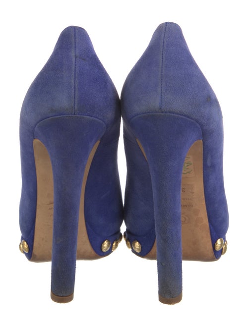 Alexander McQueen Skull Suede Pumps