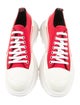 Alexander McQueen Canvas Colorblock Pattern Sneakers