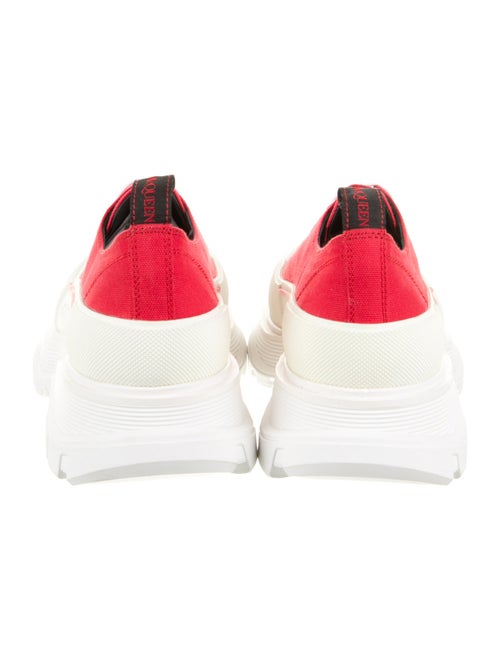 Alexander McQueen Canvas Colorblock Pattern Sneakers